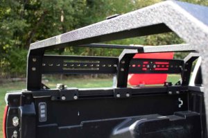 Toyota Tundra Truck Bed Rack - Fishbone Offroad - Half Height Tackle Rack - Black - `05-`22